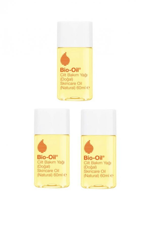 Bio-Oil Natural Cilt Bakım Yağı 60 ml 3 Adet