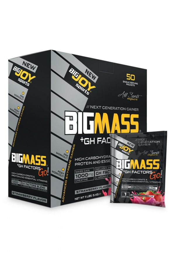 Bigjoy Sports Bigmassgo 50 Saşe Mass Gainer Gh Factors Çilekli