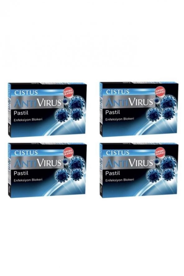 Cistus Antivirüs Pastıl 10'lu 4 Adet