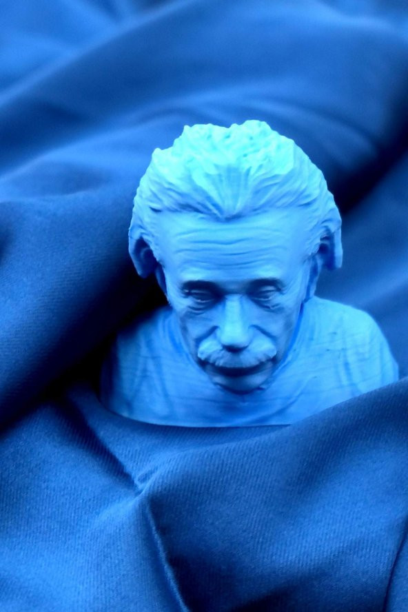 3D Albert Einstein Büstü - 5