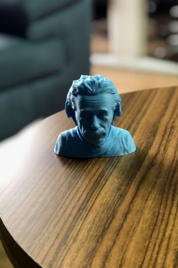 3D Albert Einstein Büstü - 7