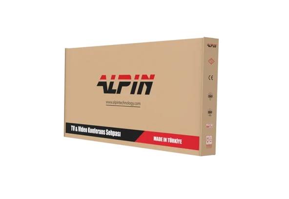 ALPİN TV/Fuar Standı Metal Ayaklı Tekerlekli TV Sehpası/Ünitesi 40inç 75inç - 5