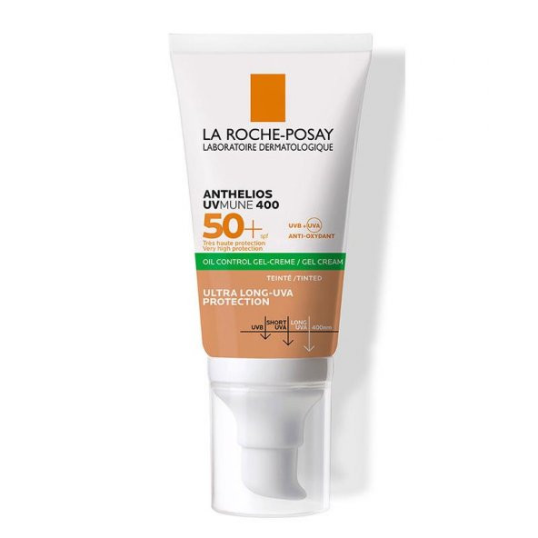 La Roche-Posay Anthelios UVmune 400 Oil Control Gel-Cream Spf50 50ml Tinted