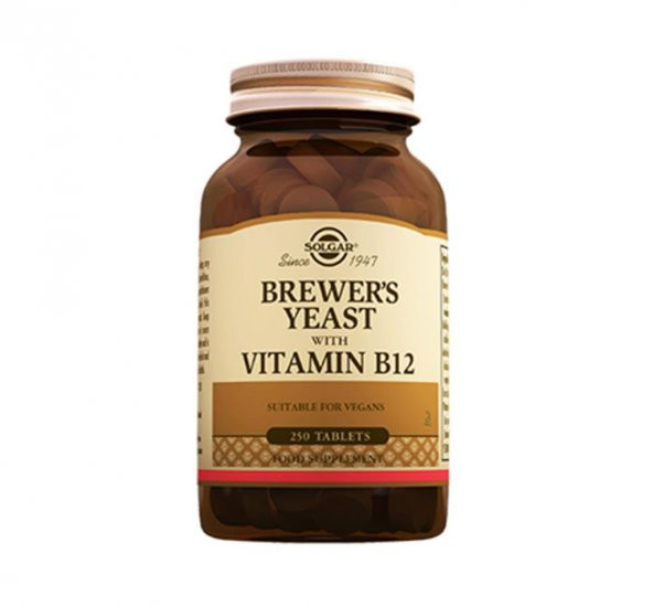 Solgar Brewer's Yeast with Vitamin B12 250 Tablet