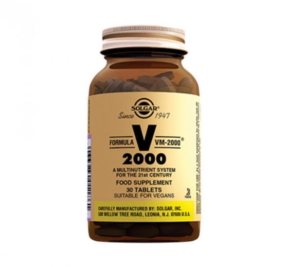 Solgar VM 2000 Multivitamin 30 Tablet