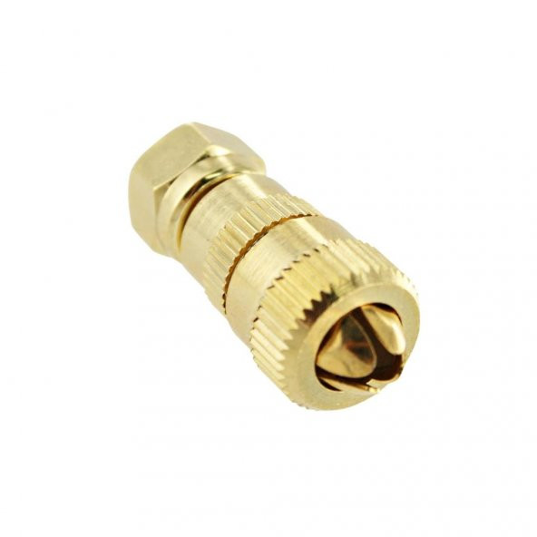 F Erkek Vidalı Gold Pinli Konnektör - 4