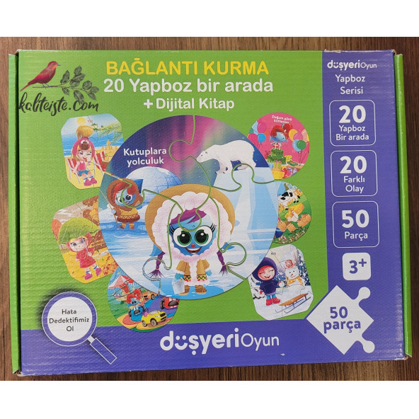 Eşleştirme Yapbozu 50 Parça Bağlantı Kurmak