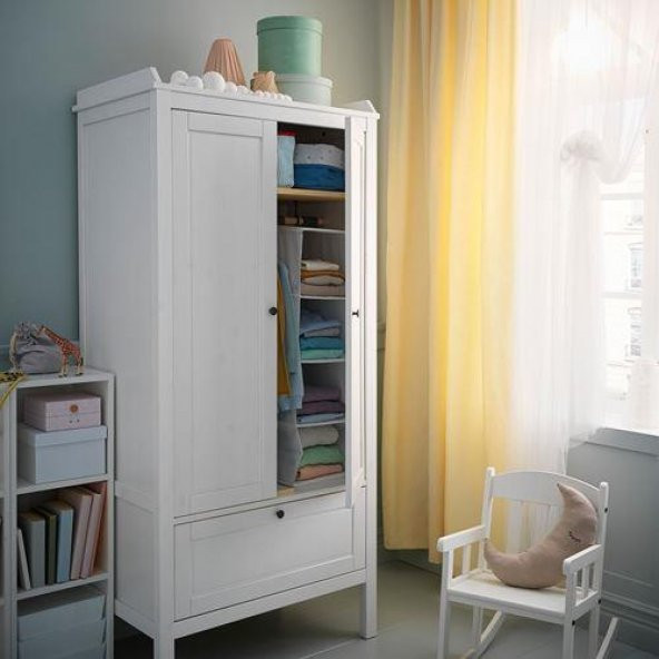 Sallanan Çocuk Sandalyesi MeridyenDukkan Beyaz 37X69X57 IKEA Çocuk Odası Mobilyası - 4