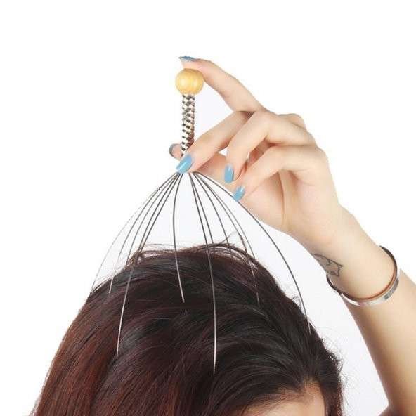 3B Trend Baş Kafa Saç Masaj Aleti Bokoma Kaşıma Teli Masaj Aleti - 2