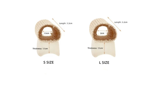 Silikon Parmak Arası Makara  Bunyon Ayırgaç 1 Çift - 2