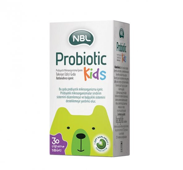 NBL Probiotic Kids 30 Çiğneme Tableti