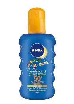 Nivea Sun Çocuk SPF50+ Nemlendirici Güneş Spreyi 200 ml