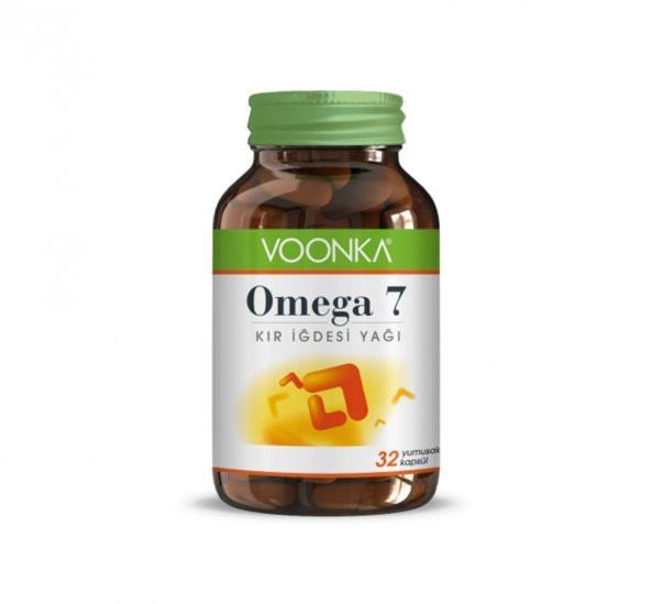 Voonka Omega 7 Kır İğdesi Yağı 500 mg 32 Yumuşak Kapsül