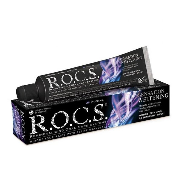 Rocs Sensation Whitening Beyazlatıcı Parlatıcı Diş Macunu 60 ml
