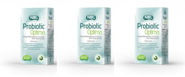 NBL Probiotic Optima 30 Çiğneme Tableti 3 Adet