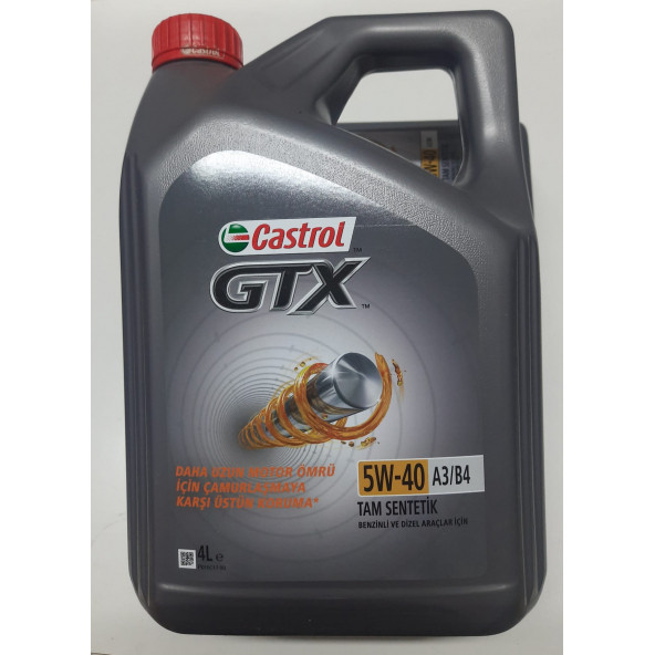 CASTROL GTX 5W-40 4 LİTRE MOTOR YAĞI
