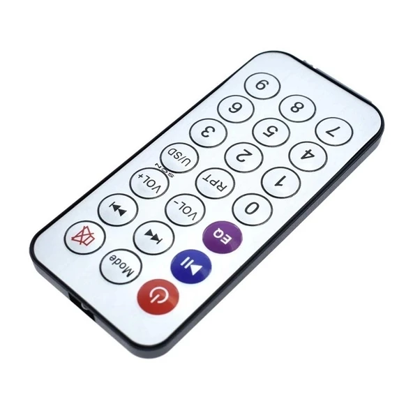 Bluetooth 4.1 Amplikatör Ses Müzik MP3 Modülü-IR Uzaktan Kumandalı - 4