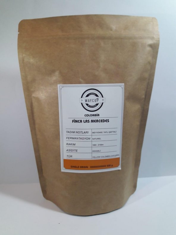 Waycup Coffee Colombia Finca Las Mercedes Çekirdek Kahve 500gr