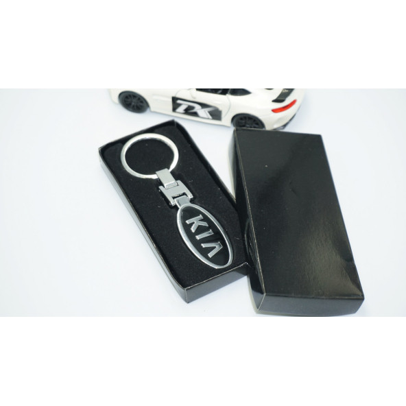 DK Tuning Kia Logo Krom Siyah Metal Çift Yön Anahtarlık Orjinal Ürün - 4