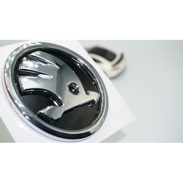 DK Tuning Skoda Ön Kaput 9cm Yeni Nesil Logo Amblem