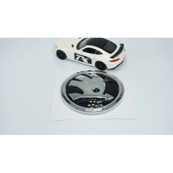 DK Tuning Skoda Ön Kaput 9cm Yeni Nesil Logo Amblem - 2