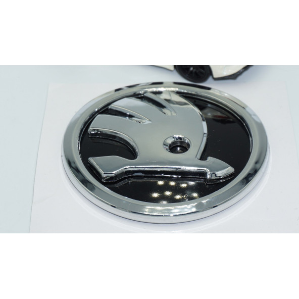 DK Tuning Skoda Ön Kaput 9cm Yeni Nesil Logo Amblem - 3