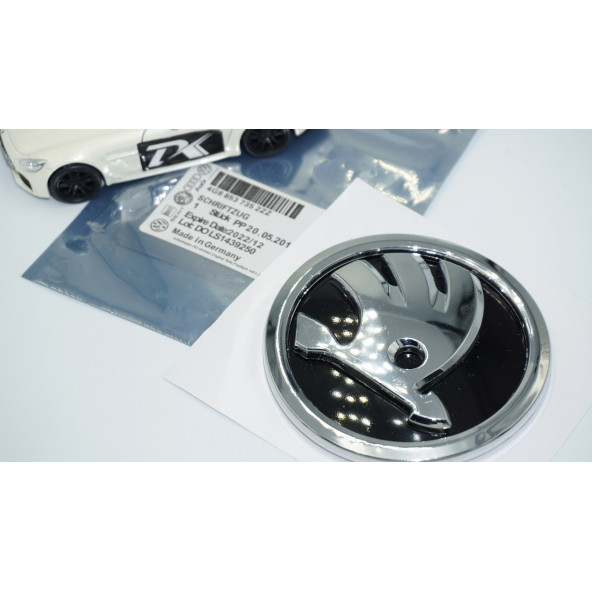 DK Tuning Skoda Ön Kaput 9cm Yeni Nesil Logo Amblem - 5