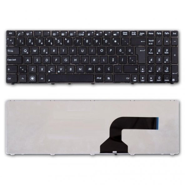 Asus N53 K52J K53S X55A X55C Notebook Klavyesi - Siyah - TR