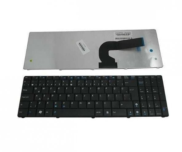 Asus K52JT-SX299R K52JT-SX299RIM Notebook Klavyesi - Siyah - TR - Resim 2