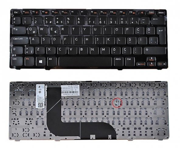 Dell İnspiron 13Z-5323, 5323, 13z-5323 Notebook Klavye /Siyah TR