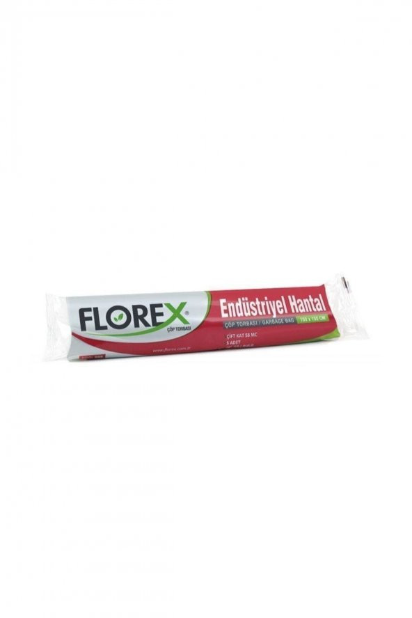 Florex Endüstriyel Hantal Çöp Torbası Siyah 100 X 150 Cm / 58 Mc