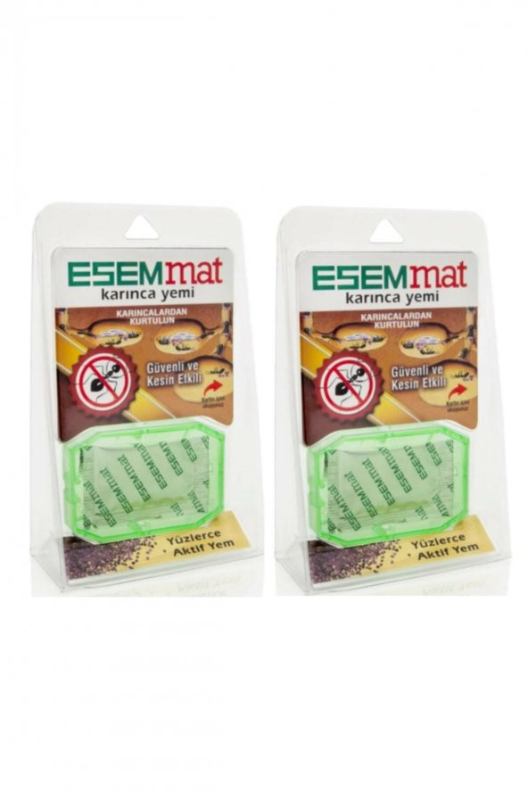 Esemmat Kesin Ekili Karınca Yemi*2 Adet