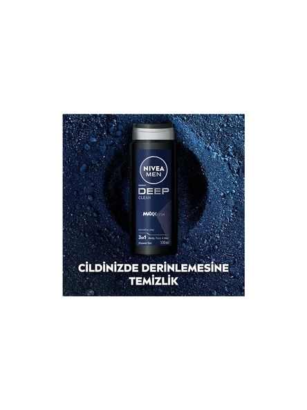 Nivea Men Active Clean Erkek Duş Jeli 500 Ml X2 Avantajlı Paket - 3