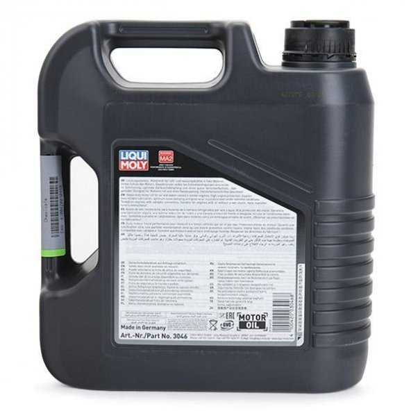 Liqui Moly 10W-40 4T Basic Street 4 Lt Motosiklet Yağı (3046) - 3