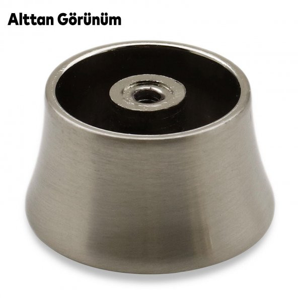 Düğme Çekmece Dolap Kapak Kulpu Kulbu İnox Metal Kulp - 5