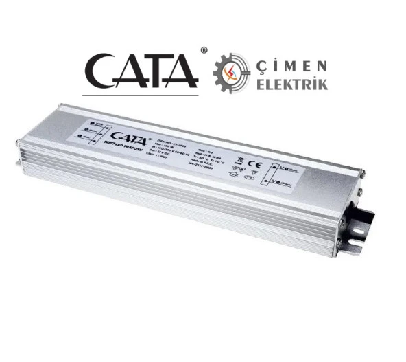 Cata CT 2593 17A 200W Dış Mekan Şerit Led Trafosu