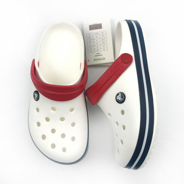 CROCS CROCBAND BEYAZ MAVİ UNİSEX TERLİK - 5
