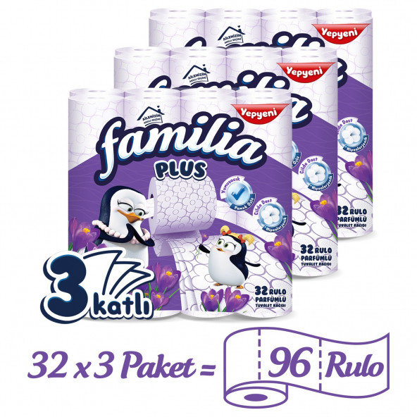 Familia Plus Parfümlü 96'lı Tuvalet Kağıdı