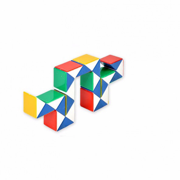 24 PARÇA EĞİTİCİ MAGİC SNAKE RUBİK YILAN ZEKA KÜPÜ RUBİK'S - 2