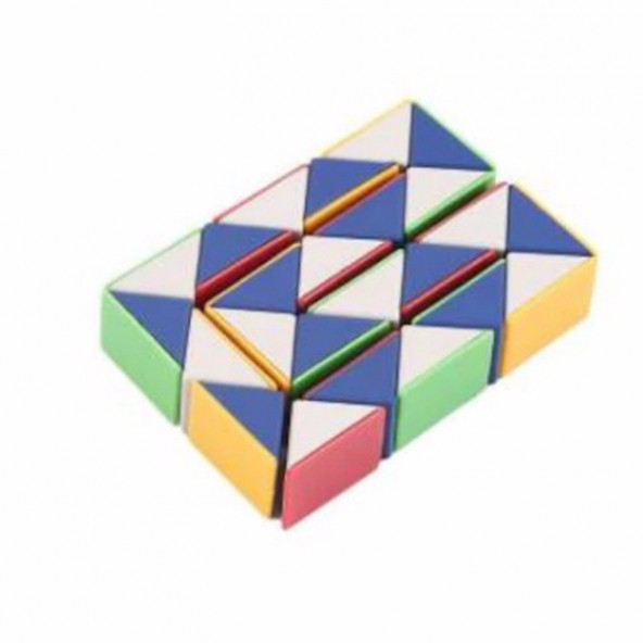 24 PARÇA EĞİTİCİ MAGİC SNAKE RUBİK YILAN ZEKA KÜPÜ RUBİK'S - 5