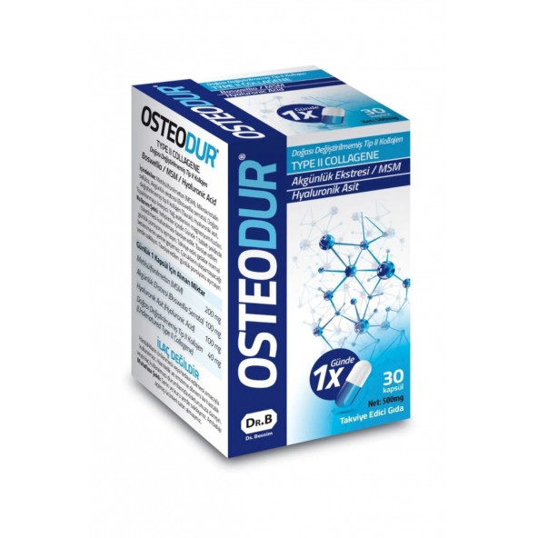 Osteodur Hyarilonic Asit Glucosamine 30 Kapsül