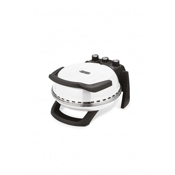 Erato Taşfırınım Doğal Taş Tabanlı Pizza Makinesi Taş Fırın Seti Hediyeli - BEYAZ - 2