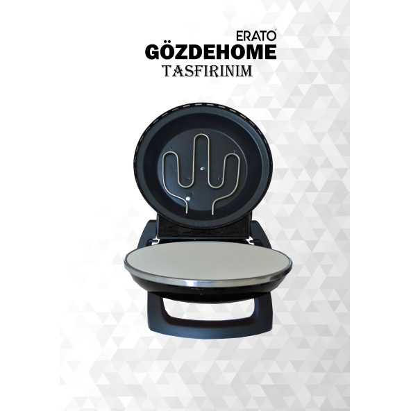 Siyah Erato Taşfırınım Lahmacun Makinesi Pizza Makinesi - 4