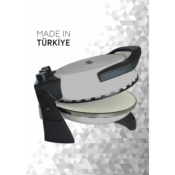 Gri Erato Taşfırınım Doğal Taş Tabanlı Pizza Makinesi Taş Fırın Seti Hediyeli - 3