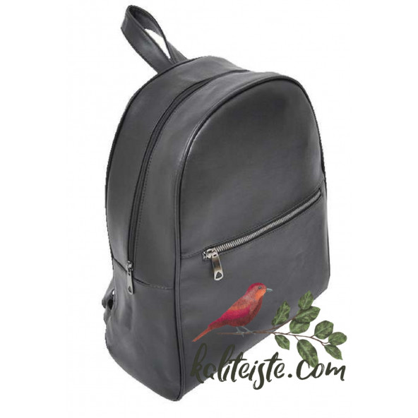 Kadın Sırt Çantası Suni Deri Siyah