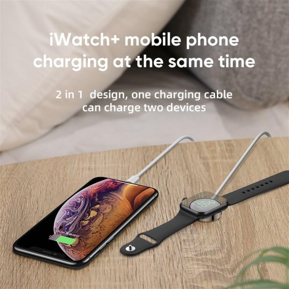 JOYROOM İPHONE  WATCH 2 İN 1 ŞARJ KABLOSU - 5