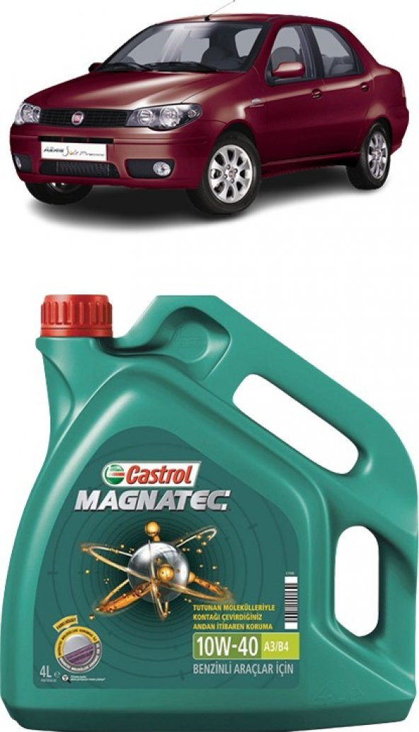 Opar Fiat Albea 3 plus Filtre Bakım Seti 1.6 16V 2002.2012 ARASI + Castrol Magnetec 10w-40 4lt 2023 ÜRETİM - 5