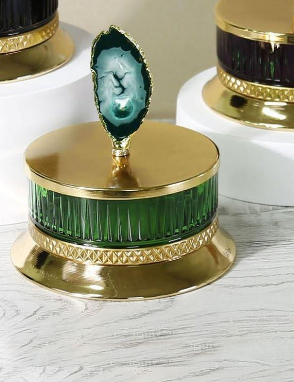 Selim Dekor Aris Büyük Şekerlik Zümrüt ürün görseli