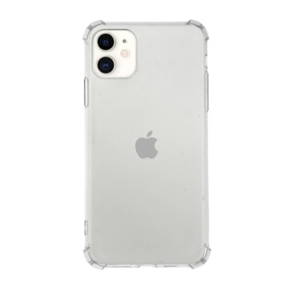 İphone 11 Uyumlu Şeffaf Köşe Korumalı Saydam Telefon Kılıfı - 2