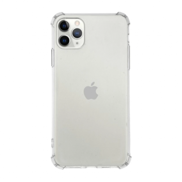 İphone 11 Pro Max Uyumlu Şeffaf Köşe Korumalı Saydam Telefon Kılıfı - 2